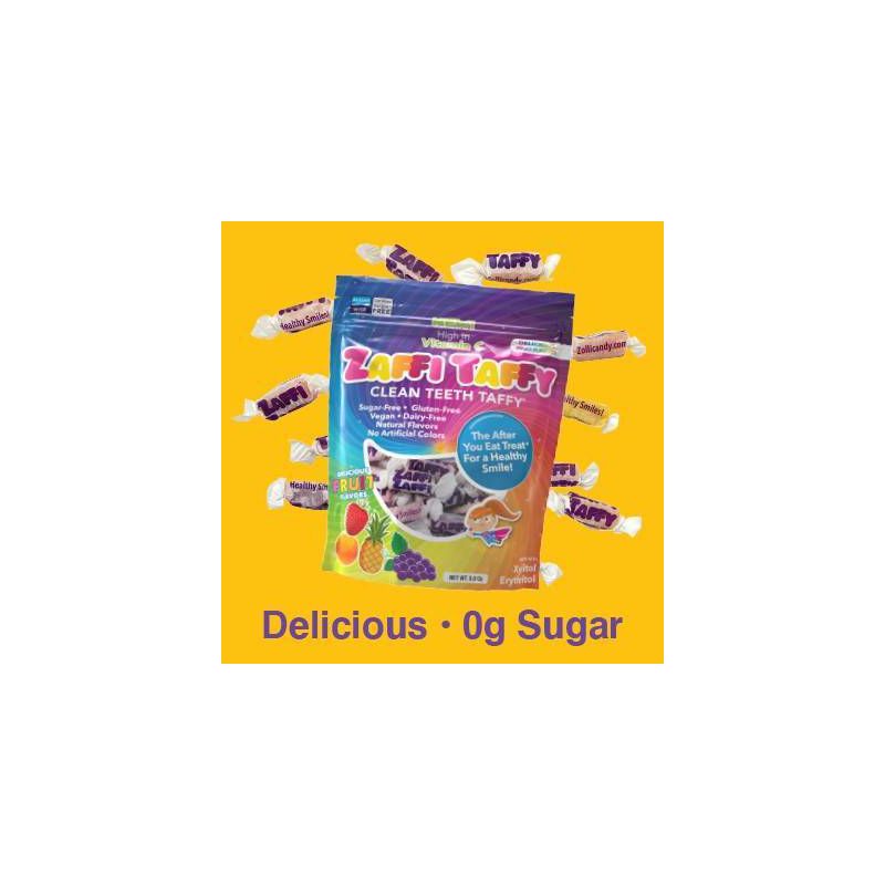 Zaffi Taffy Sugar Free Chewy Candy - 3oz/5pk, 5 of 9