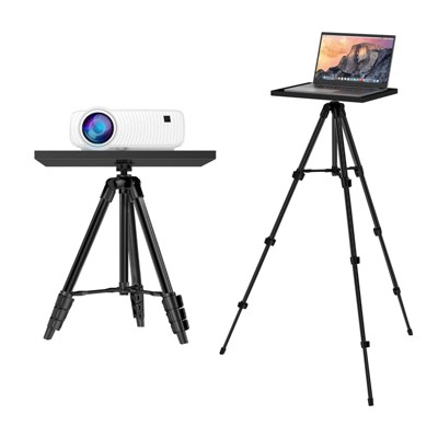 ARTSEA Projector Tripod Stand, Laptop Stand with Adjustable Height 14.4 to 47 inch, as DJ Racks/Projector Tripod/Laptop Floor Stand