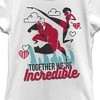 Girl's The Incredibles Valentine Together We're Incredible T-Shirt - 2 of 4