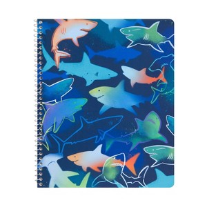 greenroom Fashion Subject Notebook Spraypaint Sharks, School Supplies - 1 of 4