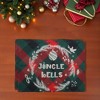 Unique Bargains Christmas Place Mats Linen Red Green 13"x17.7" 2 Pcs - 2 of 4