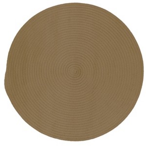 Colonial Mills Barataria Braided Rug, Cafe 7x7, Round Shape - 1 of 1