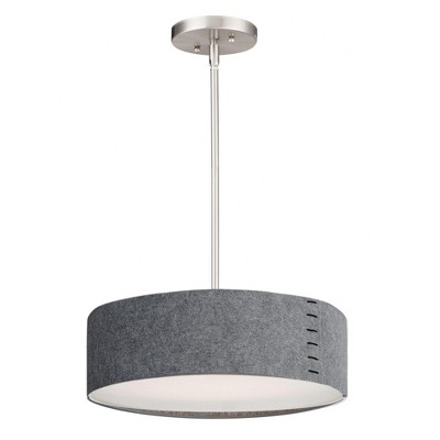 Maxim Lighting Prime 3 - Light Pendant in  Grey/Satin Nickel