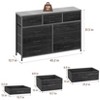 Dresser with 10 Drawers for Bedroom, TV Stand for 55” TV, Entertainment Center, Storage Organizer Unit for Living Room, Closet, Entryway, Hallway - 3 of 4