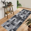 Garvee Large Area Rugs Indoor Machine Washable Runner Rug Modern Geometric Patchwork Carpet Rockwood Collection Rugs for Living Room Bedroom Office - 3 of 4