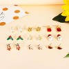 Christmas Dangle Earrings Set with Holiday Designs for Stocking Stuffers & Gifts. - 2 of 4