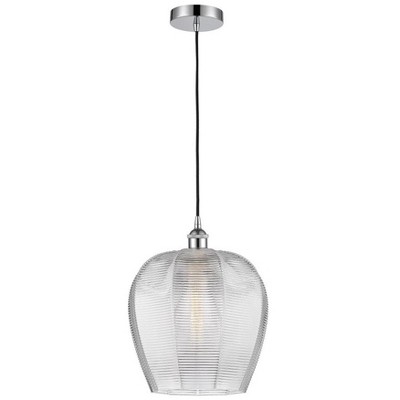 Norfolk - 1 Light Cord Hung Mini Pendant In Industrial Style-15.13 Inches Tall and 11.75 Inches Wide