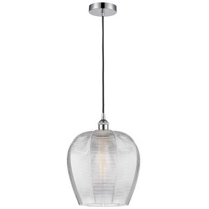 Norfolk - 1 Light Cord Hung Mini Pendant In Industrial Style-15.13 Inches Tall and 11.75 Inches Wide - 1 of 1
