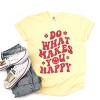 Simply Sage Market Makes You Happy Flowers Garment Dyed Tee - 3 of 4