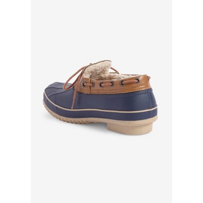 Обувь Comfortview The Storm Waterproof Rubber Slip-On - 9 W, Navy (Wide Widths Available) — фото 4