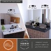 VAXCEL Ravenna Matte Black Bathroom Vanity Light Fixture Metal Cage Shade, LED Compatible - 3 of 4