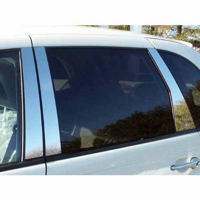 QAA is Compatible with 2003-2010 Chrysler PT Cruiser 6 Piece Stainless Pillar Post Trim PP43701