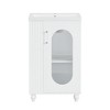 Akoasm 20 in. W Sink Bathroom Vanity Cabinet with Adjustable Shelf and Two-tier Shelf-White - 2 of 4