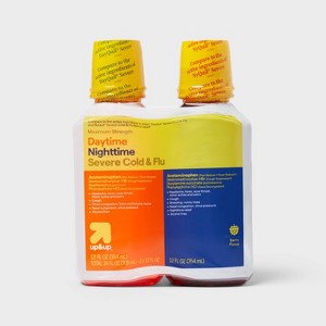 Day/Night Severe Cold & Flu Relief Liquid - Berry - 24 fl oz - up&up™ - 1 of 4