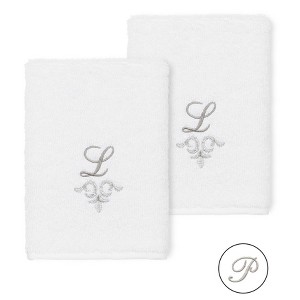 Set of 2 Monogrammed Towels  - Linum Home Textiles - 1 of 3