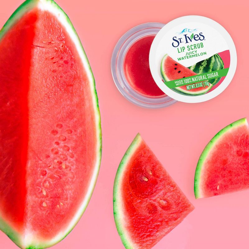 St. Ives Juicy Watermelon Lip Scrub - 0.5oz, 4 of 13