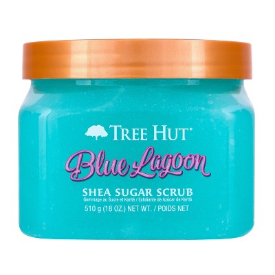 Tree Hut Blue Lagoon Shea Sugar Sea Minerals &#38; Orange Body Scrub - 18oz_0