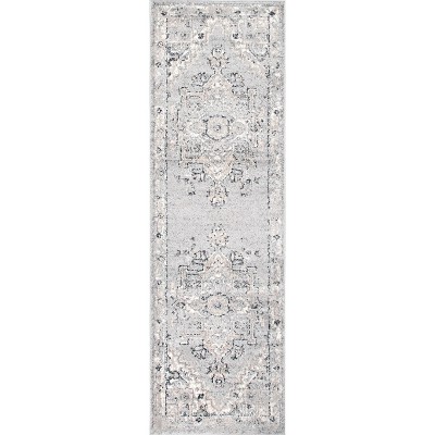 Nuloom Gena Distressed Transitional Medallion Indoor Area Rug