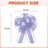 Unique Bargains Large Big Pull Bow Glitter Gift Wrapping Ribbon for Wedding 10 Pcs - 2 of 4