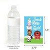 Big Dot of Happiness Farm Animals - Baby Shower or Birthday Party Thank You Cards (8 count) - 3 of 4