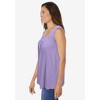Woman Within Women's Plus Size Swing Square Neck Pocket Tunic - 4 of 4