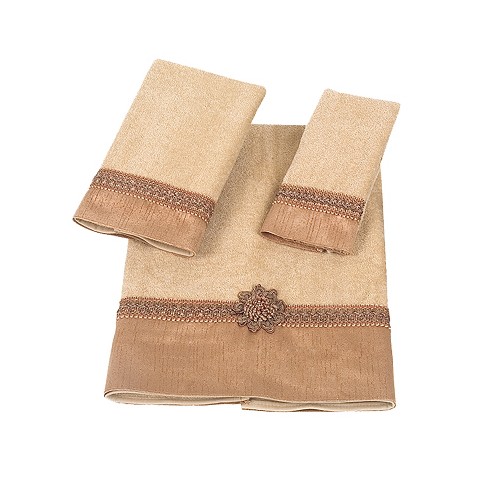 3 piece decorative towel sets
