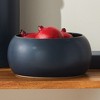 Plum & Post Mallie Decorative Bowl - Dark Blue Ceramic - Handcrafted - 4 of 4