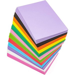Bright Creations 96 Pack Multicolored 2mm EVA Foam Sheets for Cosplay, Costumes, Arts and Crafts Projects, 4 x 6 In - 1 of 4