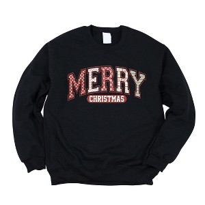 Simply Sage Market Women's Graphic Sweatshirt Merry Christmas Varsity - 1 of 4