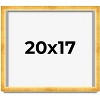 PosterPalooza | Minimalist Shadow Box Gold Picture Frame - UV Acrylic, Backing Board, Hanging Hardware - 2 of 4