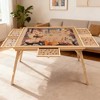 27" H Tall 1500 Piece Puzzle Table with Legs, 5 Drawers, 34" W x 26" D Large Wood Folding Jigsaw Puzzle Board for Adults, Nature - 2 of 4