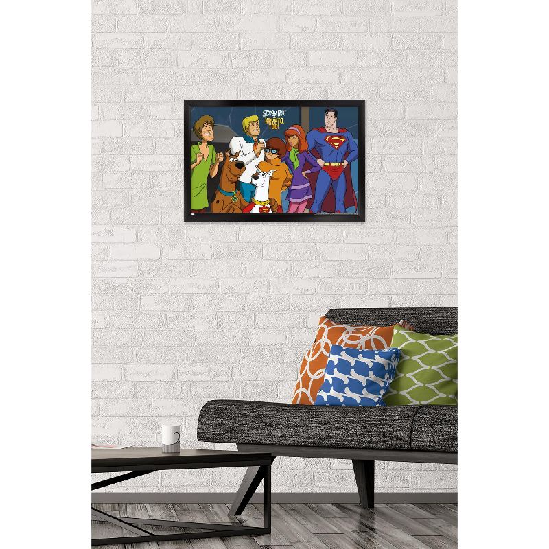 Trends International Scooby-Doo & Krypto, Too! - Group Framed Wall Poster Prints, 2 of 7