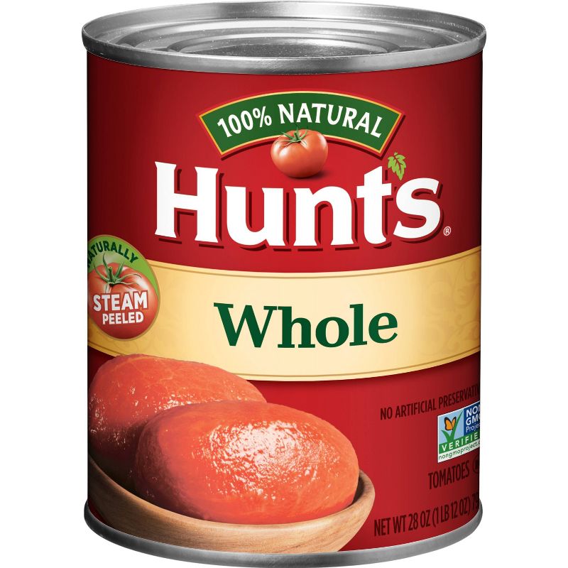 Hunt&#39;s 100% Natural Whole Tomatoes 28oz, 1 of 6