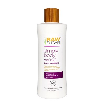 Raw Sugar Pineapple + Maqui Berry + Coconut Simply Body Wash - 25 fl oz