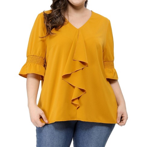 target yellow blouse