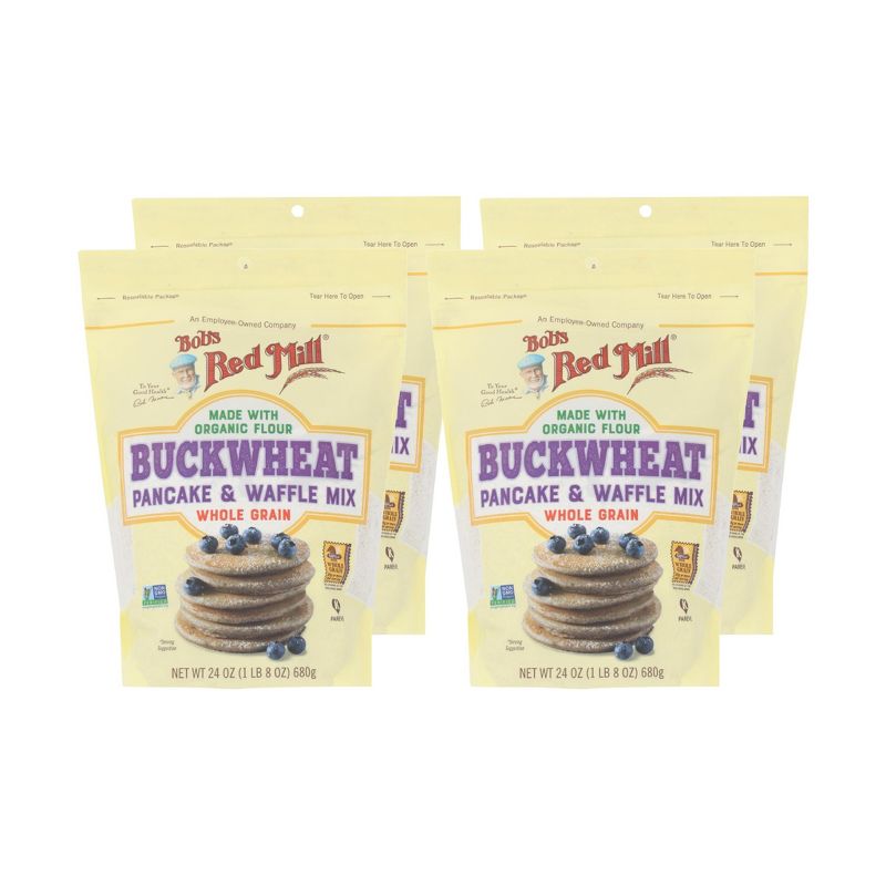 Bob's Red Mill Buckwheat Pancake & Waffle Mix - Case of 4/24 oz, 1 of 7
