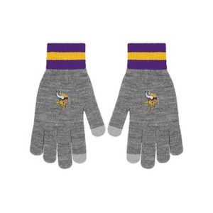 NFL Minnesota Vikings Gray Big Logo Glove - 1 of 4