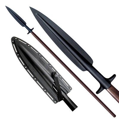 Cold Steel Medium Carbon SK 5 Steel Boar Hunting Spear with Secure Ex Sheath