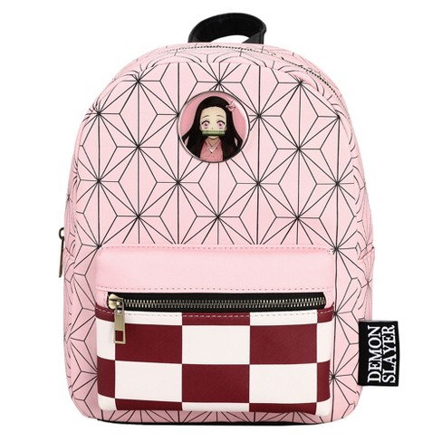 Checkered Pattern Mini Backpack, Women's Fashion Pu Backpack For