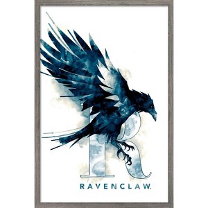 Trends International Harry Potter Ravenclaw House Logo Framed Wall Poster Prints - 1 of 4