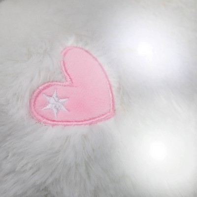 White Plush Unicorn with LED Lights and Sound 16"