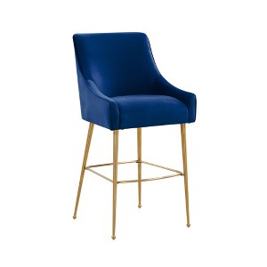 TOV Furniture Beatrix Velvet Upholstered Stool - 1 of 4