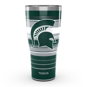 NCAA Michigan State Spartans 30oz Hype Stripes Stainless Steel Tumbler - 1 of 4