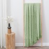 Inhand Knitted Gift Throw Blanket for Couch and Bed, 50"x60" Romatic Lightweight Decorative with Tassel, Farmhouse Warm Woven for Women - 3 of 4