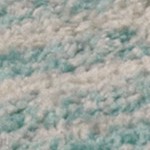 cream/turquoise