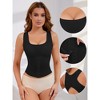 INSPIRE CHIC Women's Front Hook Closure Tummy Control Slimming Tops with Bulit in Bra Body Shapers - 3 of 4