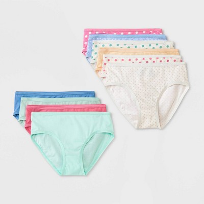 Buy Hanesgirls Pure Comfort Cotton Underwear 10-Pack Online at