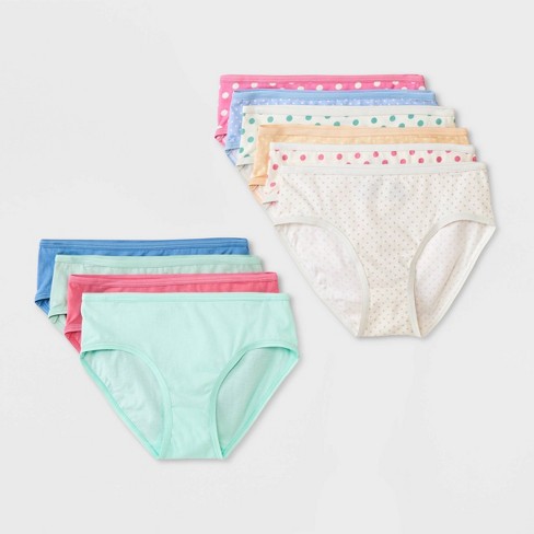 Girls' 10pk Cotton Briefs - Cat & Jack™ : Target