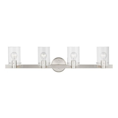 Livex Lighting Munich 4 - Light Vanity in  Brushed Nickel