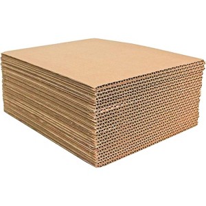 supplyhut 50 12x12 Cardboard Corrugated Pads Inserts Filler Sheet 12 x 12 - 1 of 4